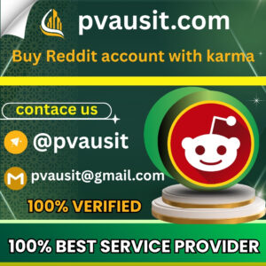 Buy Reddit account with karma